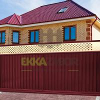 Комбинированные заборы из профнастила